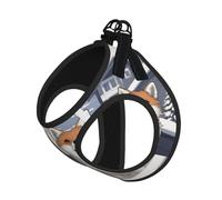 Happy Little Fox Dog Harness - Equipped with Reflective Straps and Quick Release Buckles - Suitable for Small Cats and Dogs