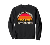 Happy Little Mountains Trees Tshirt Vintage Retro Nature Sweatshirt