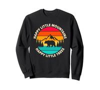 Happy Little Mountains Trees Tshirt Vintage Retro Nature Sweatshirt