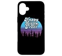 Happy Little Tree Bob Style Vintage Case for iPhone 16 Plus