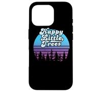 Happy Little Tree Bob Style Vintage Case for iPhone 16 Pro