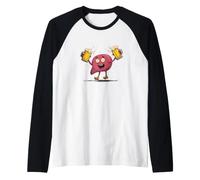 Happy Liver Day with Beer Costume Raglan Baseball Tee