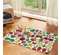 Happy Living Pet Absorbent Leather Tablecloth 40x60cm with Non-Slip Rubber Base for Cats and Dogs