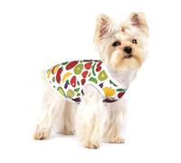 Happy Living Small Dog Cotton Vest S - Breathable, Soft, and Comfortable Pet Clothing for Cats and Dogs