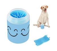 Happy Look Reusable Pet Foot Cleaner with Silicone Brush Soft Pets Cleaning Kit Suitable for Small, Medium, Large Breed Dogs