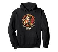 Happy Lunar New Year 2027 The Goat Chinese Celebration Zodia Pullover Hoodie