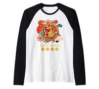 Happy Lunar New Year Chinese New Year 2027 Year of The Goat Raglan Baseball Tee