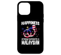 Happy Malaysian Wife Husband Married To Malaysian Spouse Case for iPhone 12 mini