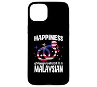 Happy Malaysian Wife Husband Married To Malaysian Spouse Case for iPhone 15 Plus