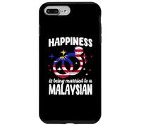 Happy Malaysian Wife Husband Married To Malaysian Spouse Case for iPhone 7 Plus/8 Plus