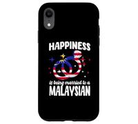 Happy Malaysian Wife Husband Married To Malaysian Spouse Case for iPhone XR