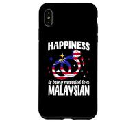 Happy Malaysian Wife Husband Married To Malaysian Spouse Case for iPhone XS Max