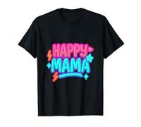 Happy Mama Cute Motherhood Gift for Moms Mothers Day Value Graphic T-Shirt