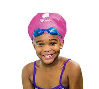 Happy Mane Silicone Swim Cap for Braids and Dreadlocks - Keeps Your Hair Dry While Swimming and Bathing Long Hair, Extensions, and Curly Hair - Large Shower Cap for Women, Men, Kids (Pink, Small)
