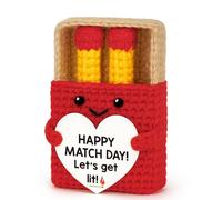 Happy Match Day Doctor Women Men Gifts, Medical School Students Residency Congratulations Graduation Party gifts for Friend Med Classmate Small Gift for Future Doctor Med Professor Crochet Matches Box