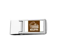 Happy Mathematics Calculates Pi Slim Money Clip Stainless Holder Pocket Wallet