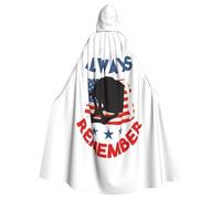 Happy Memorial Day 2023 Remember&Honor Halloween Witch Cloak Unisex Hooded Cloak For Festive Party Costume