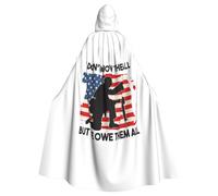 Happy Memorial Day 2023 Remember&Honor Halloween Witch Cloak Unisex Hooded Cloak For Festive Party Costume