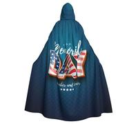 Happy Memorial Day 2023 Remember&Honor Halloween Witch Cloak Unisex Hooded Cloak For Festive Party Costume