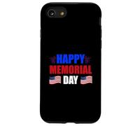 Happy Memorial Day USA Flag Patriotic Independence Day Case for iPhone SE (2020) / 7/8