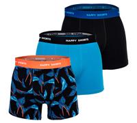 Happy Men's Boxer Shorts, 3 Pack - Retro Jersey, Logo Waistband