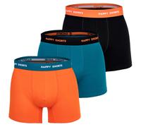 Happy Men's Boxer Shorts, 3 Pack - Retro Jersey, Logo Waistband