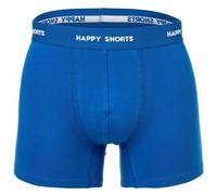 Happy Men's Boxer Shorts, 4-Pack - Retro Jersey, Solid Color, Logo Bun...