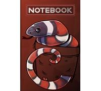 Happy Mexican Milk Snake Notebook: Cute snake artwork Blank Lined Journal