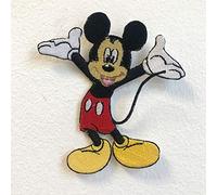 Happy Mickey Mouse Cartoon Iron on Sew on Embroidered Patch