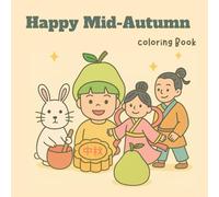 Happy mid-autumn festival-coloring book