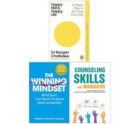 Happy Mind Happy Life, The Winning Mindset & Counseling Skills For Managers 3 Books Collection Set