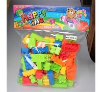 Happy Mix Building Blocks Set, Colourful Construction Toy, 100+ Pieces