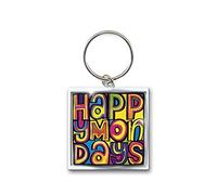 Happy Mondays Keyring Keychain Dayglo band Logo Official Taglia unica