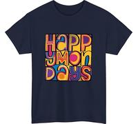 Happy Mondays T-Shirt, Indie Dance TV Show Tshirt, Madchester 90s bez Ryder Happy Mondays Movie Gift Music Meme Unisex tee top Navy