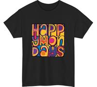 Happy Mondays T-Shirt, Indie Dance TV Show Tshirt, Madchester 90s bez Ryder Happy Mondays Movie Gift Music Meme Unisex tee top Black