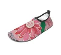 Happy Mother Day Water Shoes for Men Women, Lightweight Stretch Swim Shoes with Anti-Slip Rubber Sole, Quick-Dry Aqua Socks for Pool, Beach, Surfing, Style, 8 Women/8 Men