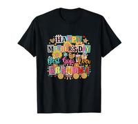 Happy Mother's Day Best Gigi Ever Grandma Colorful Leopard T-Shirt