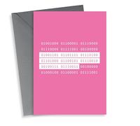 Happy Mother's Day Binary Code Card