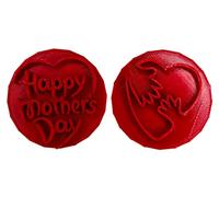 Happy Mother's Day Cake Cupcake Cookie Stamp Embosser for Icing Fondant Cookie Cutter