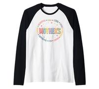 Happy Mother's Day First Time Heart Love Women Mom Grandma Raglan Baseball Tee