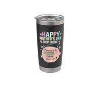 Happy Mothers Day from Inside Mommy to-Be Loading Progress Stainless Steel Insulated Tumbler