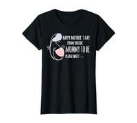 Happy Mother's Day from Inside Mommy to be Please Wait T-Shirt