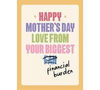 Happy Mother's Day From Your Biggest Financial Burden - Funny Mother's Day Card