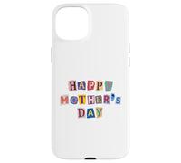 Happy Mother's Day Funny Magazine Cutout Ransom Note Retro Case for iPhone 15 Plus