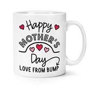 Happy Mother's Day Love from Bump Baby Pregnant 10oz Mug Cup