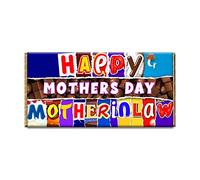 Happy Mother's Day Mother In Law Chocolate Bar Gift Wrapper Label Gift Present For Auntie, Aunty, Mom, Step Mom (#826) (without chocolate bar)