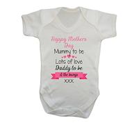Happy Mothers Day Mummy to be Baby Vest Mummy to be Mothers Day Gifts Mummy to be Gift Pregnancy Gift