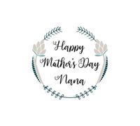 Happy Mother's Day Nana Women's T-Shirt - White - XL - White