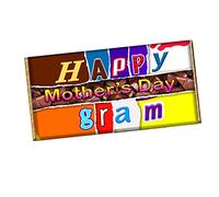 Happy Mother's day Novelty Chocolate Bar Wrapper Label for Gram Grammy Granny Ammi, Mum, Mam, Mummy, Mother Gift Present #809 (without chocolate bar)