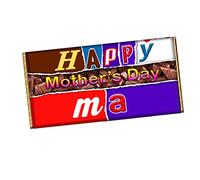 Happy Mother's day Novelty Chocolate Bar Wrapper Label for Mum, Mam, Mummy, Mother Gift Present #800 (with chocolate bar)